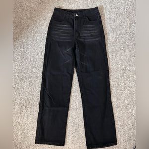 Black Wide Leg Jeans